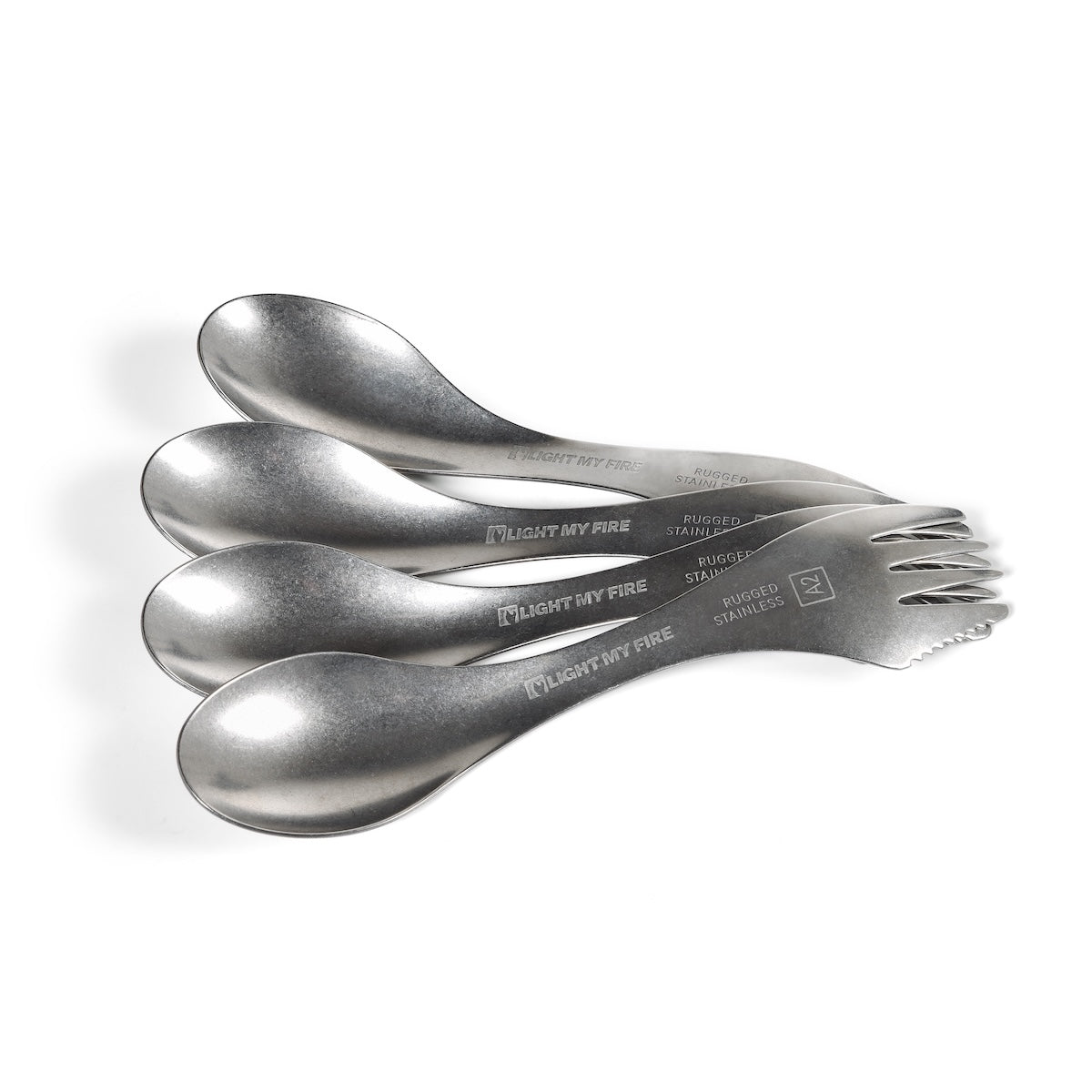 Swedish Spork 4-pack stainless