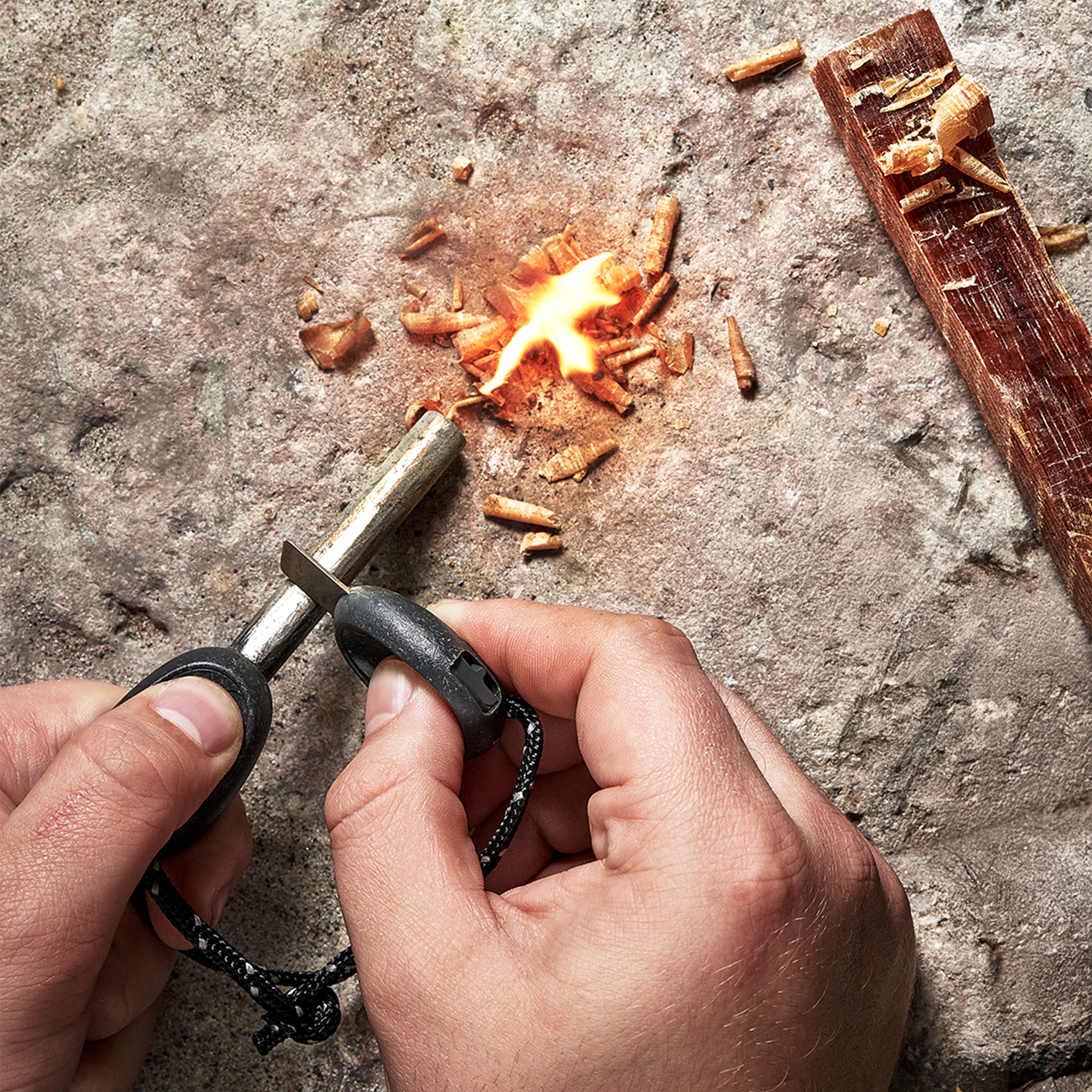 Swedish FireSteel scout 2in1