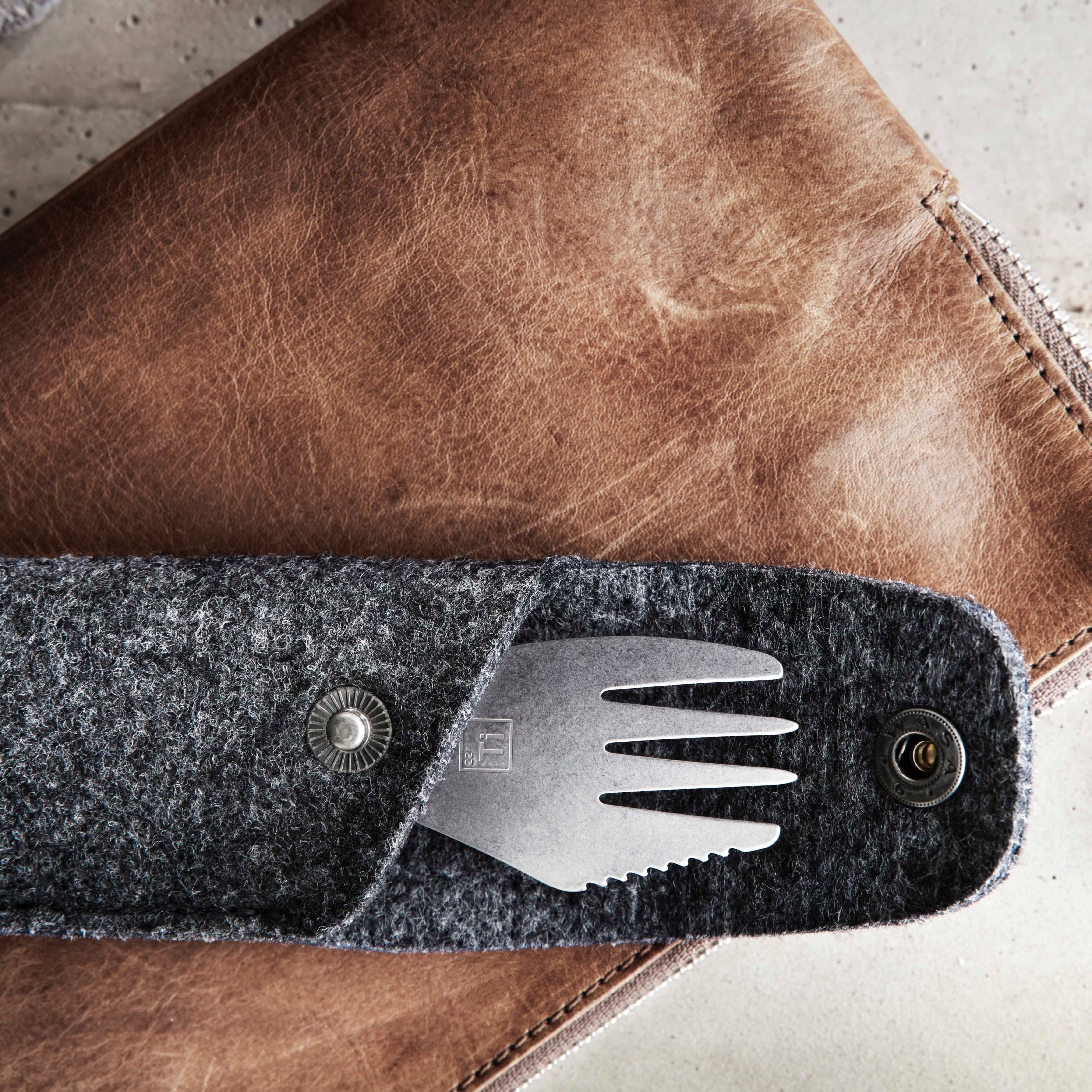 Swedish Spork Kit titanium