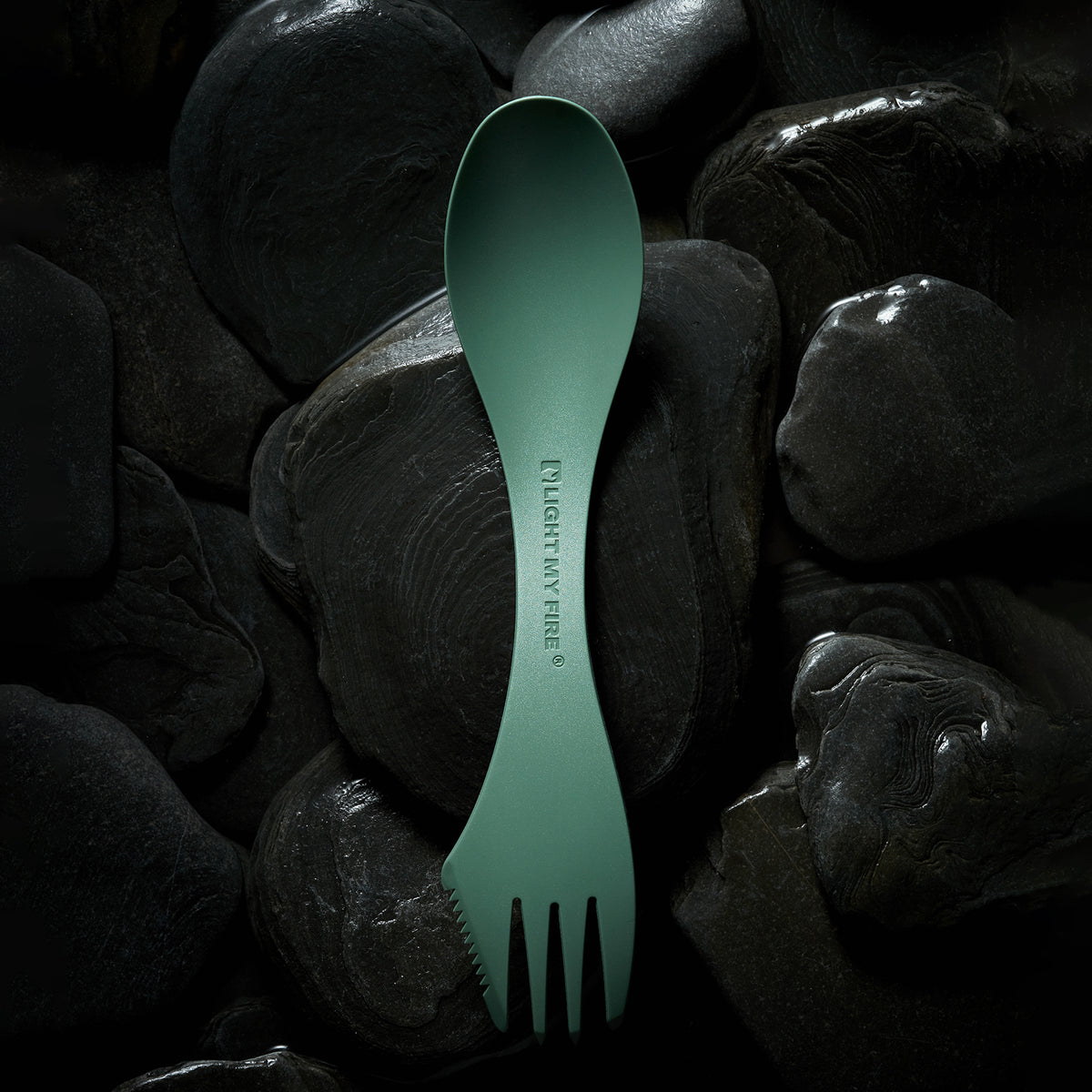 Spork Color Swedish Spork medium 2-pack rustyorange/slatyblack – Light My Fire