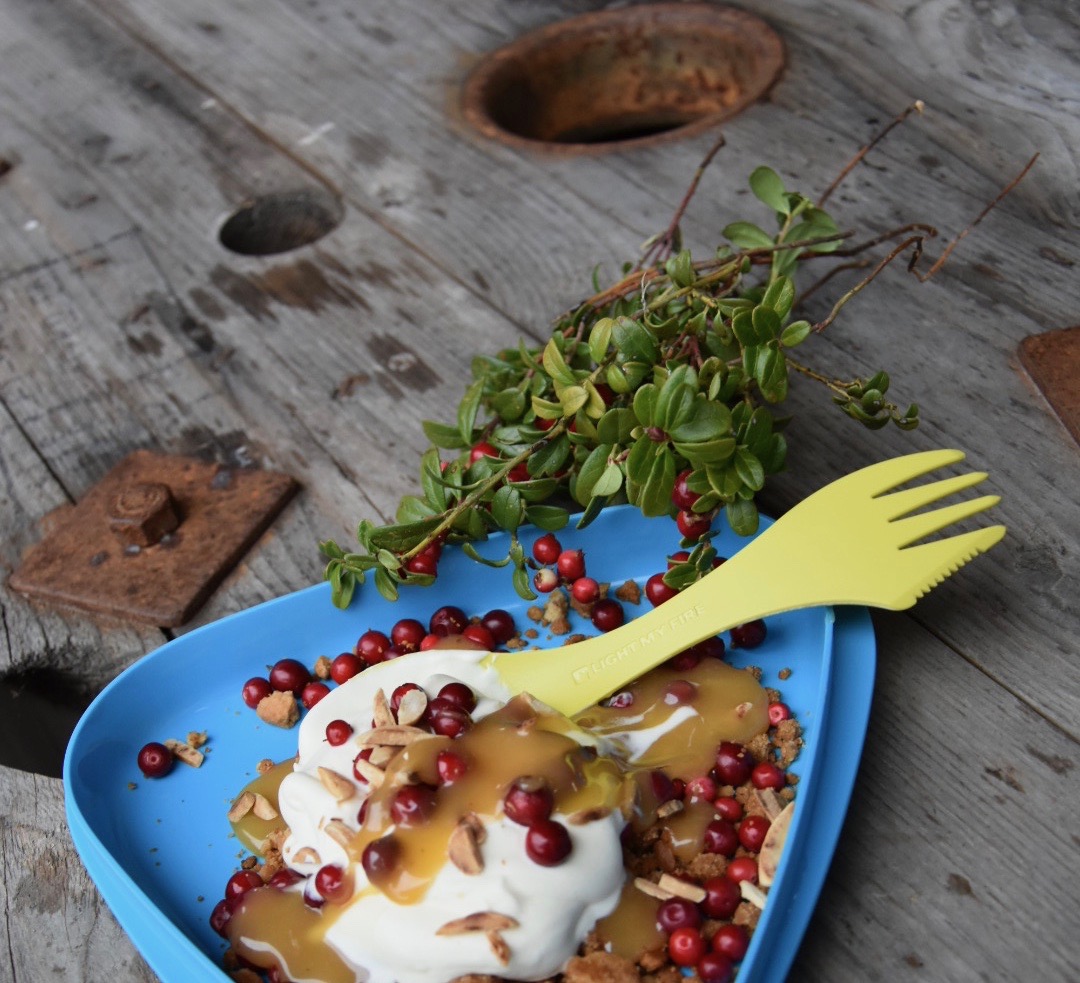 Lingonberry Angel Pie